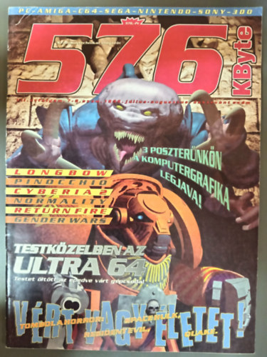 576 Kbyte VII. �vfolyam 7-8. sz�m 1996. j�lius-augusztus