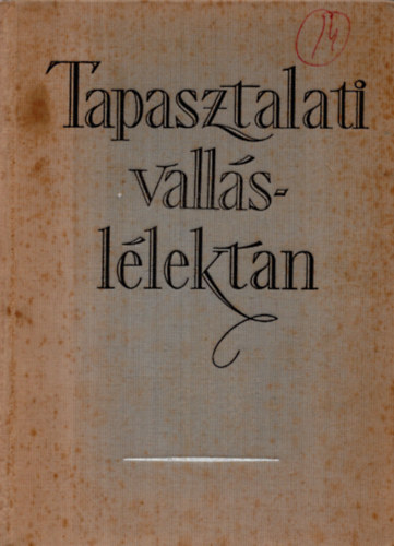 Dr. Vet� Lajos - Tapasztalati vall�sl�lektan