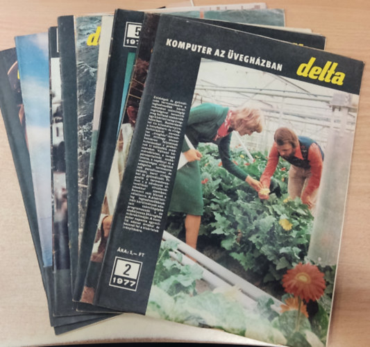Delta - Tudományos-technikai magazin 11. évfolyam (1977) 2,4,5,6,7,9,10,11, 12. szám (9 darab)