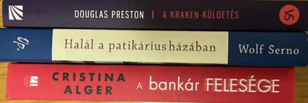 Wolf Serno, Cristina Alger Douglas Preston - Krimi knyvcsomag (3 ktet)