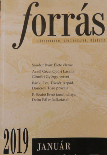 F�zi L�szl�  (szerk.) - Forr�s 2019. janu�r 51. �vfolyam 2019. 1. sz�m