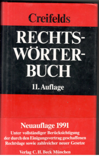 Carl Creifelds - Rechtsw�rterbuch