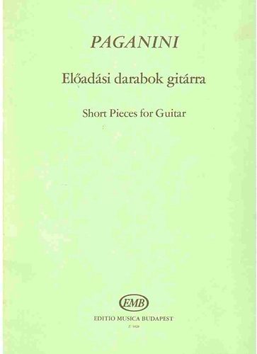 Paganini - El�ad�si darabok git�rra