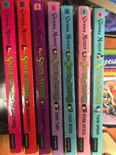 Sienna Mercer - My Sister the Vampire sorozat 7 db