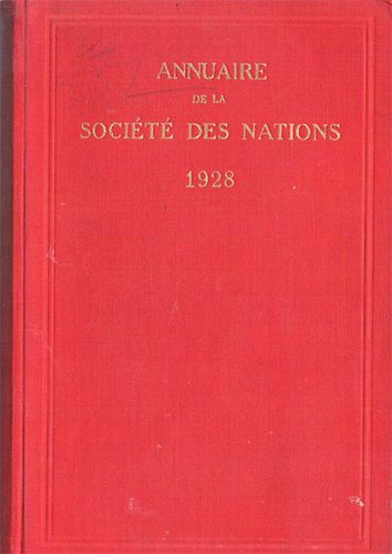 Georges Ottlik - Annuaire de la Socit des Nations 1928