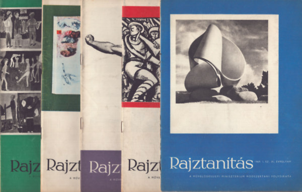 Rajztan�t�s - Az Oktat�si Miniszt�rium m�dszertani foly�irata - XI.�vf. 1969/1-6.sz�m teljes �vfolyam