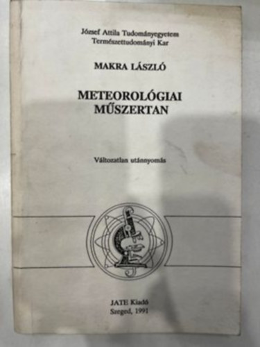 Makra Lszl - Meteorolgiai mszertan