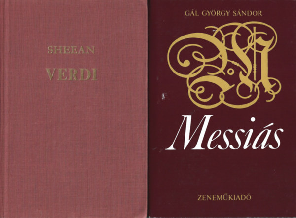 2 db knyv, Sheean: Verdi, Gl Gyrgy Sndor: Messis