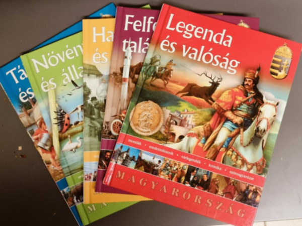 Tjak s emberek + Legenda s valsg + Nvny s llatvilg + Hagyomny s kultra + Felfedezsek, tallmnyok  + Hres magyarok, magyar hressgek + Ezer v krnikja + Mvszet s trtnelem (magyarorszg teljes sorozat