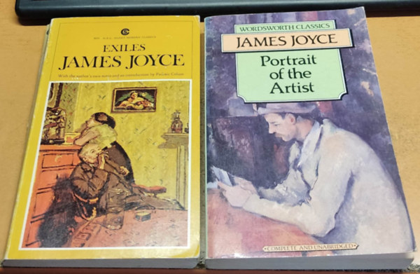 James Joyce - 2 db James Joyce: Exiles + Portrait of the Artist: As a Young Man