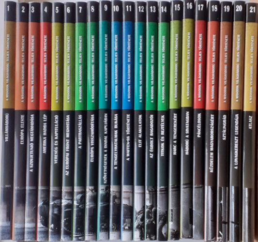 A második világháború teljes története I-XXI.