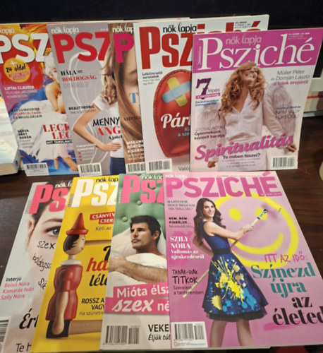 9 db N�k Lapja Pszich� Magazin (sz�rv�nysz�mok): 2016. febru�r, 2014. febru�r, 2014. m�jus-j�nius, 2014. j�lius-augusztus, 2012. december - 2013. janu�r, 2015. m�rcius, 2015. m�jus-j�nius, 2015. december-2016.janu�r, 2015. �prilis