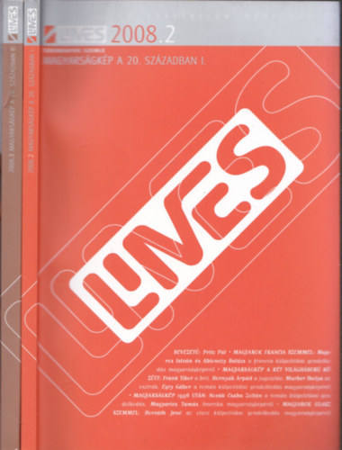 Szerk.: Pritz P�l - Limes 2008/2-3. (Magyars�gk�p a 20. sz�zadban I-II.)