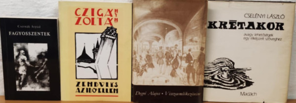 Czigány Zoltán, Degré Alajos, Cselényi László Csernák Árpád - Magyar irodalmi könyvcsomag