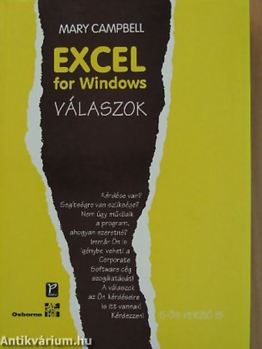 Mary Campbell - Excel for Windows v�laszok