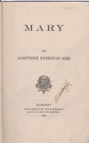 Asbóthné Ferenczi Sári - Mary