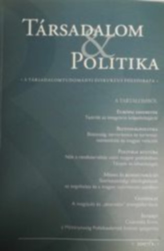Trsadalom s politika 2007/ 1.
