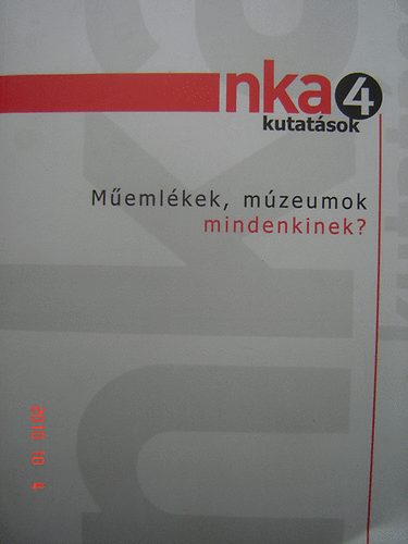 Memlkek, mzeumok mindenkinek?- NKA kutasok 4.