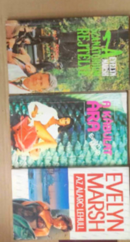 Evelyn Marsh - 3 db Evelyn Marsh k�nyv: - A szanat�rium rejt�lye - A k�bulat �ra - Az �larc lehull