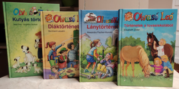 Elisabeth Zlle; Alexandra Fischer-Hunold; Bernhard Lassahn; Jana Frey -Angelika Stubner - 4 db knyv- (1)Kutys trtnetek; (2)Diktrtnetek; (3)Lnytrtnetek; (4)Trtnetek a lovasiskolbl