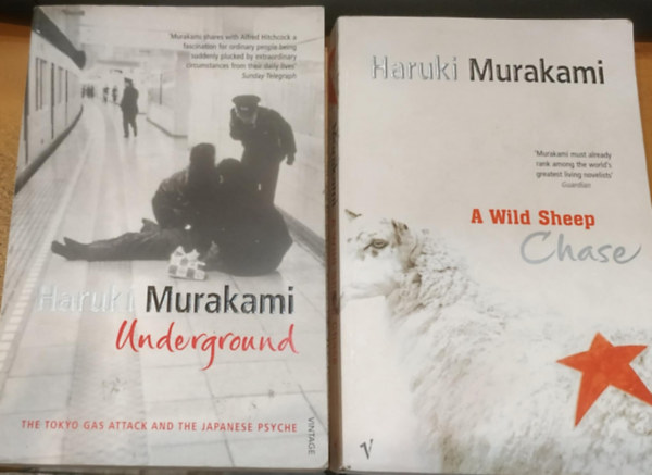 Haruki Murakami - 2 db Haruki Murakami: Underground (The Tokyo Gas Attack and the Japanese Psyche) + A Wild Sheep Chase