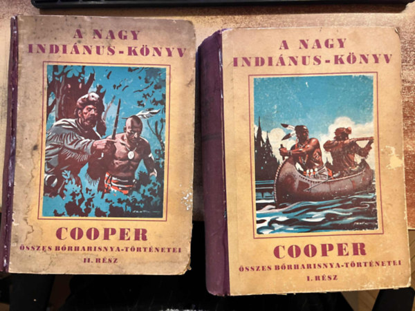 James F. Cooper - A nagy indi�nus-k�nyv I-II. (Az �sszes B�rharisnya-t�rt�netei)