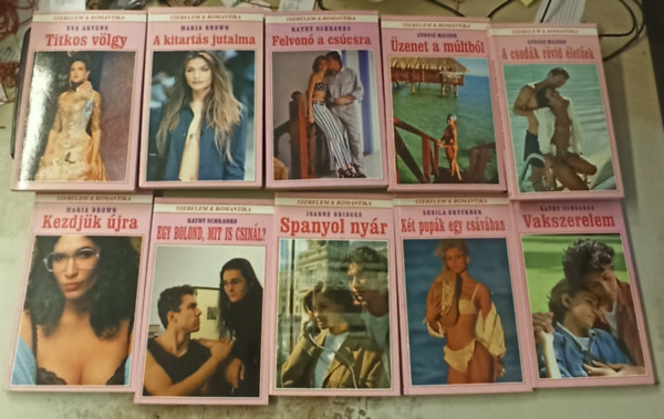 Maria Brown, Kathy Schranko, Syndie Maison, Tbb szerz Eva Arvens - Szerelem s romantika 51-60. szm (10 db)