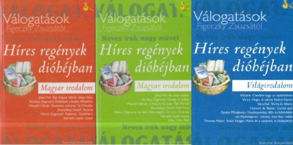 Figeczky Zsuzsa - 3db Hres regnyek dihjban - Vlogatsok Figeczky Zsuzstl