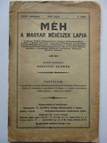 Zseltay Elemr - Mh - A Magyar Mhszek Lapja 1942/5. szm