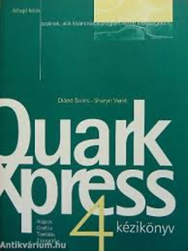 Diane Burns - Sharyn Venit - Quark XPress 4.0 kziknyv