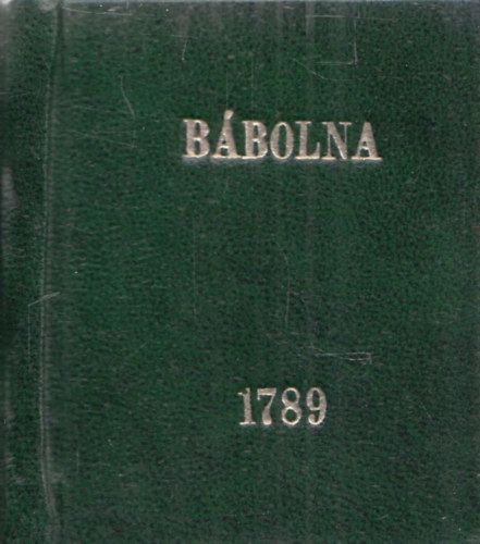 Bbolna 1789 (szmozott miniknyv)