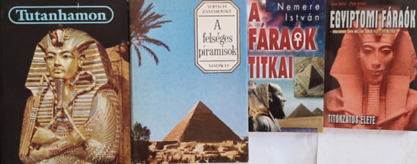 Vojtech Zamarovsky, Nemere Istvn, Pot Istvn Lvai Anita Chriatiane Desroches-Noblecourt - kori Egyiptom knyvcsomag: Tutanhamon + A felsges piramisok + A frak titkai + Egyiptomi frak titokzatos lete (4 m)