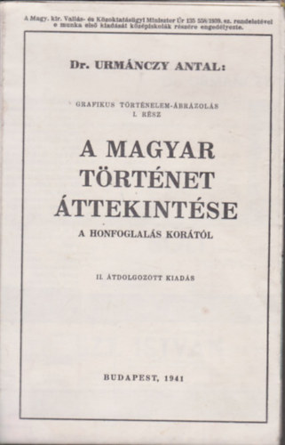 Dr. Urm�nczy Antal - Grafikus t�rt�nelem-�br�zol�s I. r�sz - A Magyar T�rt�net �ttekint�se a Honfoglal�s kor�t�l, II. �tdolgozott kiad�s (reprint)