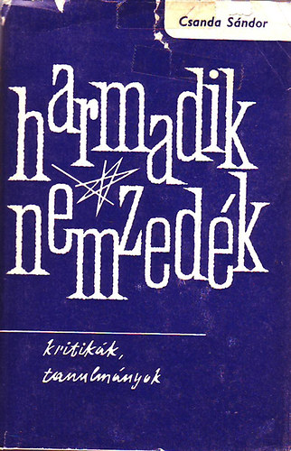 Csanda Sndor - Harmadik nemzedk