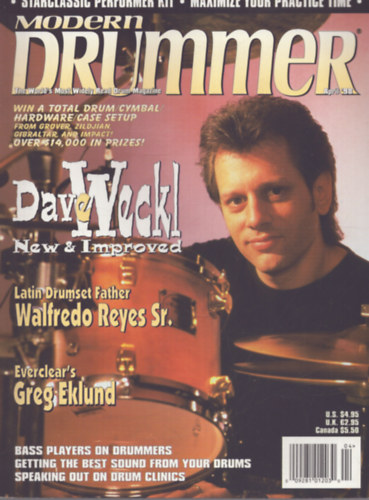 Tbb szerkeszt - Modern Drummer April '98 (nmet nyelv)
