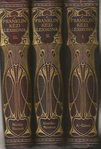 Franklin-T�rsulat - A Franklin k�zi lexikona I-III.