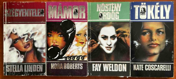 Danielle Stell, Fay Weldon Kate Coscarelli - 4 db V�nusz k�nyvek:Hazafel�,H�rn�v �s vagyon,T�k�ly,A n�st�ny �rd�g