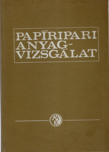 Dr. Herndi Sndor - Papripari anyagvizsglat