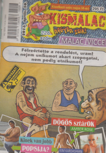 A. Furrier  (f�szerk.) - Kismalac 226 - 2015. �prilis 30., XVII. �vfolyam 9. sz�m (226. sz�m)