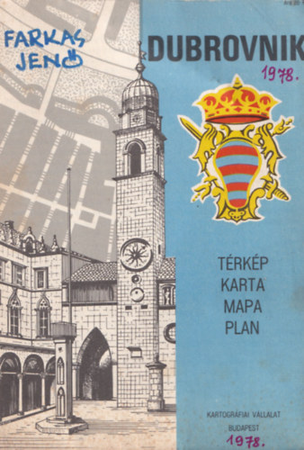 Dubrovnik trkp / Karta / Mapa / Plan