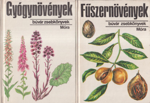 2db búvár zsebkönyv: Fűszernövények + Gyógynövények