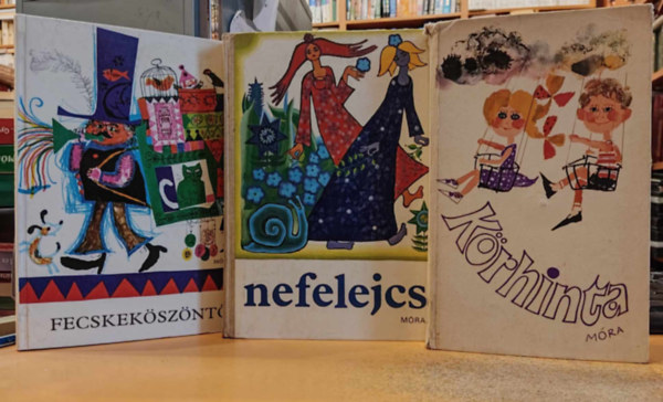 Graf.: Szyksznian Wanda, GRAFIKUS W�rtz �d�m Kondor Lajos  (ill.) - 3 db Gyerekvers k�tet: Fecskek�sz�nt� + K�rhinta + Nefelejcs
