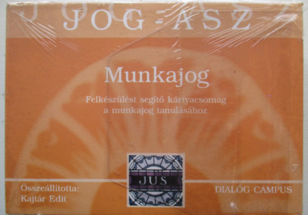 Kajt�r Edit - Munkajog - JOG-�SZ k�rty�k