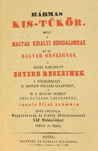 Csorba Csaba - Kováts Dániel - Hármas kis-tükör (reprint)