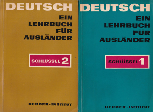 Dr. Hans Lindner  (szerk.) Alexander Porz (szerk.) - Deutsch - Ein Lehrbuch fr Auslnder I-II. (1968)
