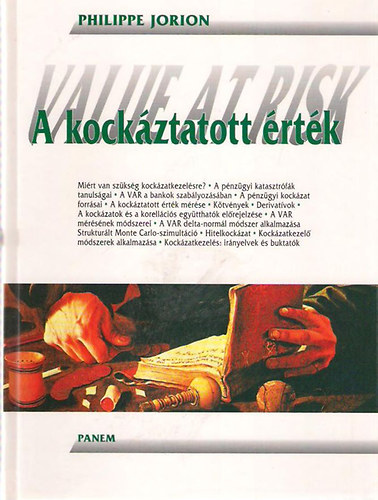Philippe Jorion - A kock�ztatott �rt�k