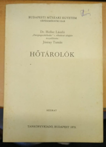 J�szay Tam�s  (szerk.) - H�t�rol�k