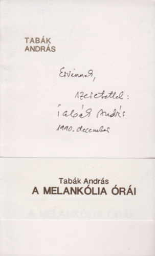Tab�k Andr�s - A melank�lia �r�i