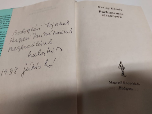 Szalay K�roly - P�rhuzamos viszonyok