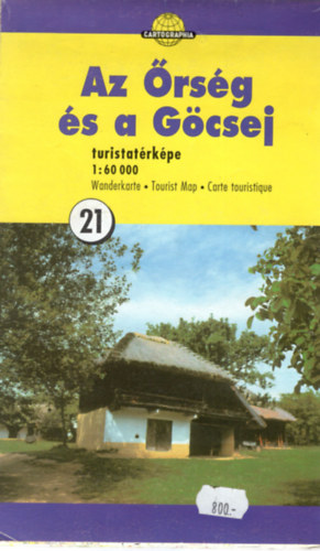 Az rsg s a Gcsej turistatrkpe  1:60 000